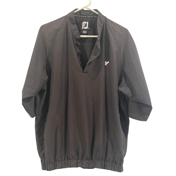 FootJoy Other - 00143‎ - FootJoy Golf Pullover Windbreaker Dark Gray Mens Medium 1/4 Snap
